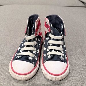 Converse Kids High-Top Sneakers - Blue and Pink